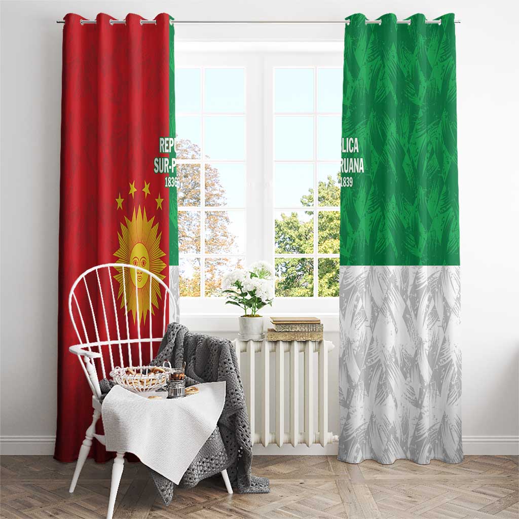 Republic of South Peru Window Curtain Version 1836 - 1839