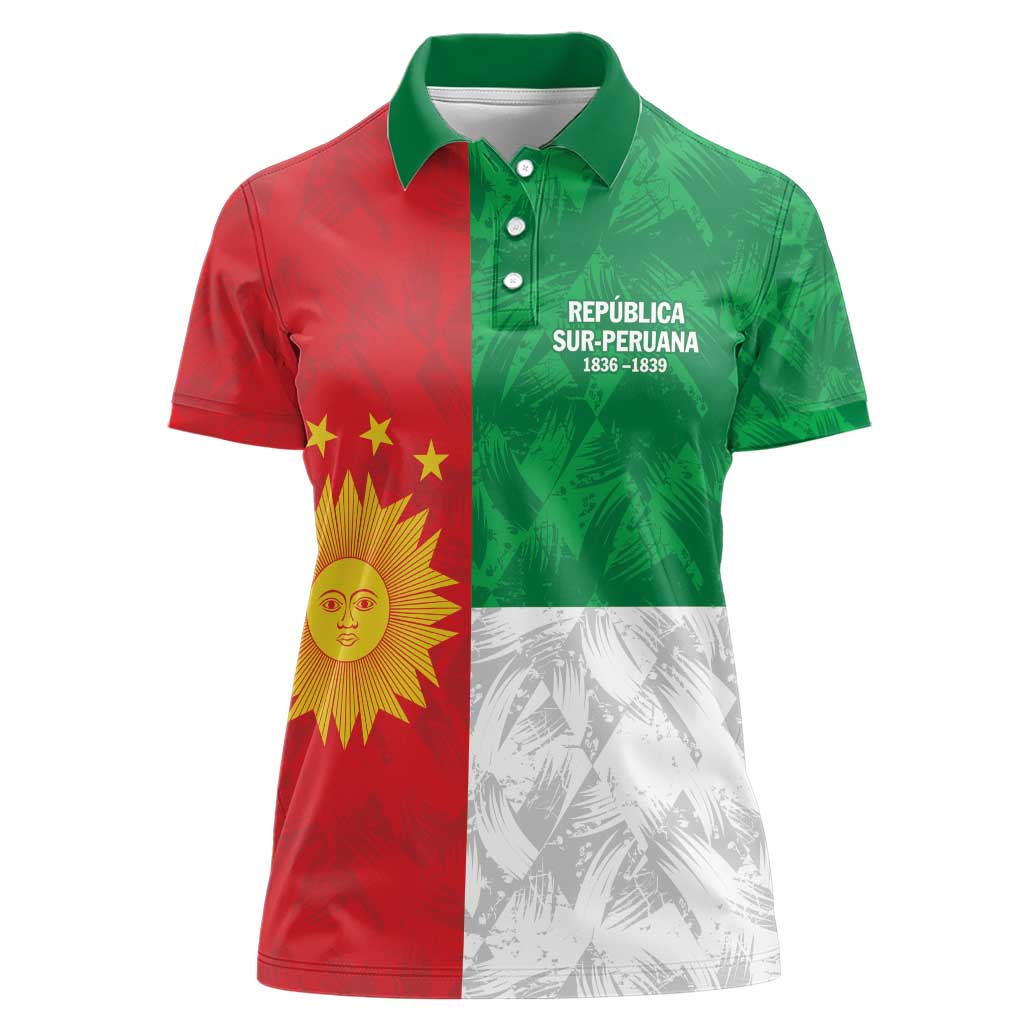 Republic of South Peru Women Polo Shirt Version 1836 - 1839
