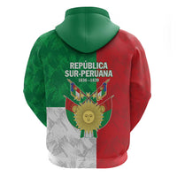 Republic of South Peru Zip Hoodie Version 1836 - 1839
