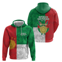 Republic of South Peru Zip Hoodie Version 1836 - 1839