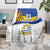 Uruguay Football Custom Blanket La Celeste Sol de Mayo Motif LT9