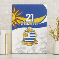 Uruguay Football Custom Canvas Wall Art La Celeste Sol de Mayo Motif LT9