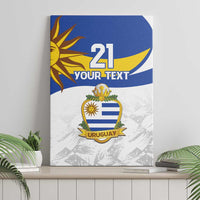 Uruguay Football Custom Canvas Wall Art La Celeste Sol de Mayo Motif LT9