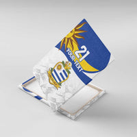 Uruguay Football Custom Canvas Wall Art La Celeste Sol de Mayo Motif