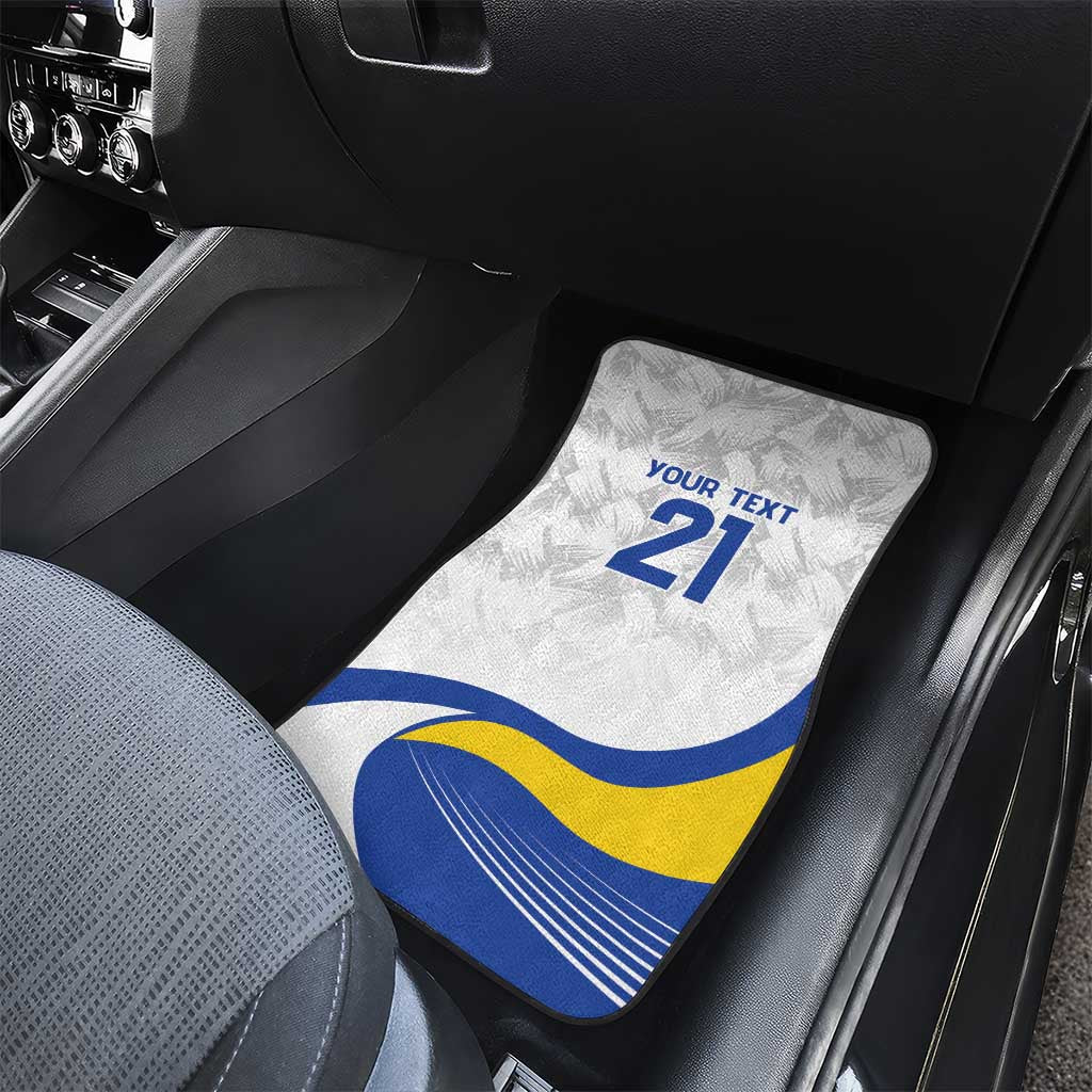 Uruguay Football Custom Car Mats La Celeste Sol de Mayo Motif
