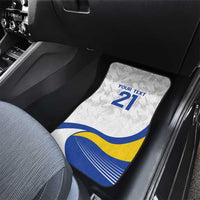 Uruguay Football Custom Car Mats La Celeste Sol de Mayo Motif LT9