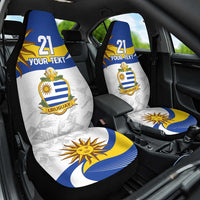 Uruguay Football Custom Car Seat Cover La Celeste Sol de Mayo Motif