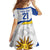Uruguay Football Custom Family Matching Summer Maxi Dress and Hawaiian Shirt La Celeste Sol de Mayo Motif