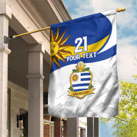 Uruguay Football Custom Garden Flag La Celeste Sol de Mayo Motif