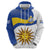 Uruguay Football Custom Hoodie La Celeste Sol de Mayo Motif