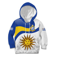 Uruguay Football Custom Kid Hoodie La Celeste Sol de Mayo Motif