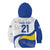 Uruguay Football Custom Kid Hoodie La Celeste Sol de Mayo Motif