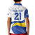 Uruguay Football Custom Kid Polo Shirt La Celeste Sol de Mayo Motif