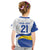 Uruguay Football Custom Kid T Shirt La Celeste Sol de Mayo Motif