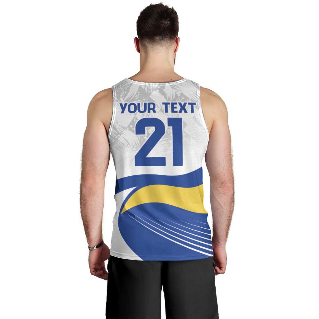 Uruguay Football Custom Men Tank Top La Celeste Sol de Mayo Motif