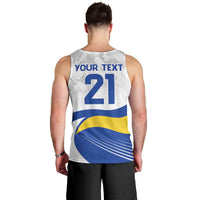 Uruguay Football Custom Men Tank Top La Celeste Sol de Mayo Motif