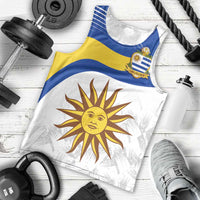Uruguay Football Custom Men Tank Top La Celeste Sol de Mayo Motif
