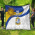 Uruguay Football Custom Quilt La Celeste Sol de Mayo Motif LT9