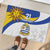 Uruguay Football Custom Rubber Doormat La Celeste Sol de Mayo Motif LT9