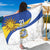 Uruguay Football Custom Sarong La Celeste Sol de Mayo Motif