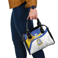 Uruguay Football Custom Shoulder Handbag La Celeste Sol de Mayo Motif