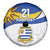 Uruguay Football Custom Spare Tire Cover La Celeste Sol de Mayo Motif