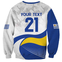 Uruguay Football Custom Sweatshirt La Celeste Sol de Mayo Motif
