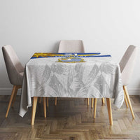 Uruguay Football Custom Tablecloth La Celeste Sol de Mayo Motif