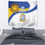 Uruguay Football Custom Tapestry La Celeste Sol de Mayo Motif