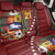 Venezuela Football Custom Back Car Seat Cover La Vinotinto Red Wine Coat of Arms LT9