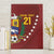Venezuela Football Custom Canvas Wall Art La Vinotinto Red Wine Coat of Arms LT9