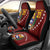 Venezuela Football Custom Car Seat Cover La Vinotinto Red Wine Coat of Arms LT9