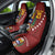 Venezuela Football Custom Car Seat Cover La Vinotinto Red Wine Coat of Arms LT9