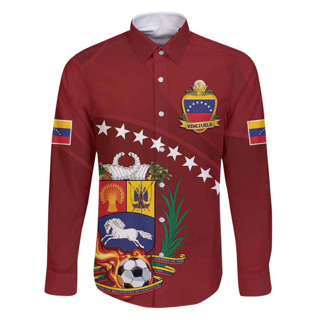 Venezuela Football Custom Family Matching Puletasi and Hawaiian Shirt La Vinotinto Red Wine Coat of Arms