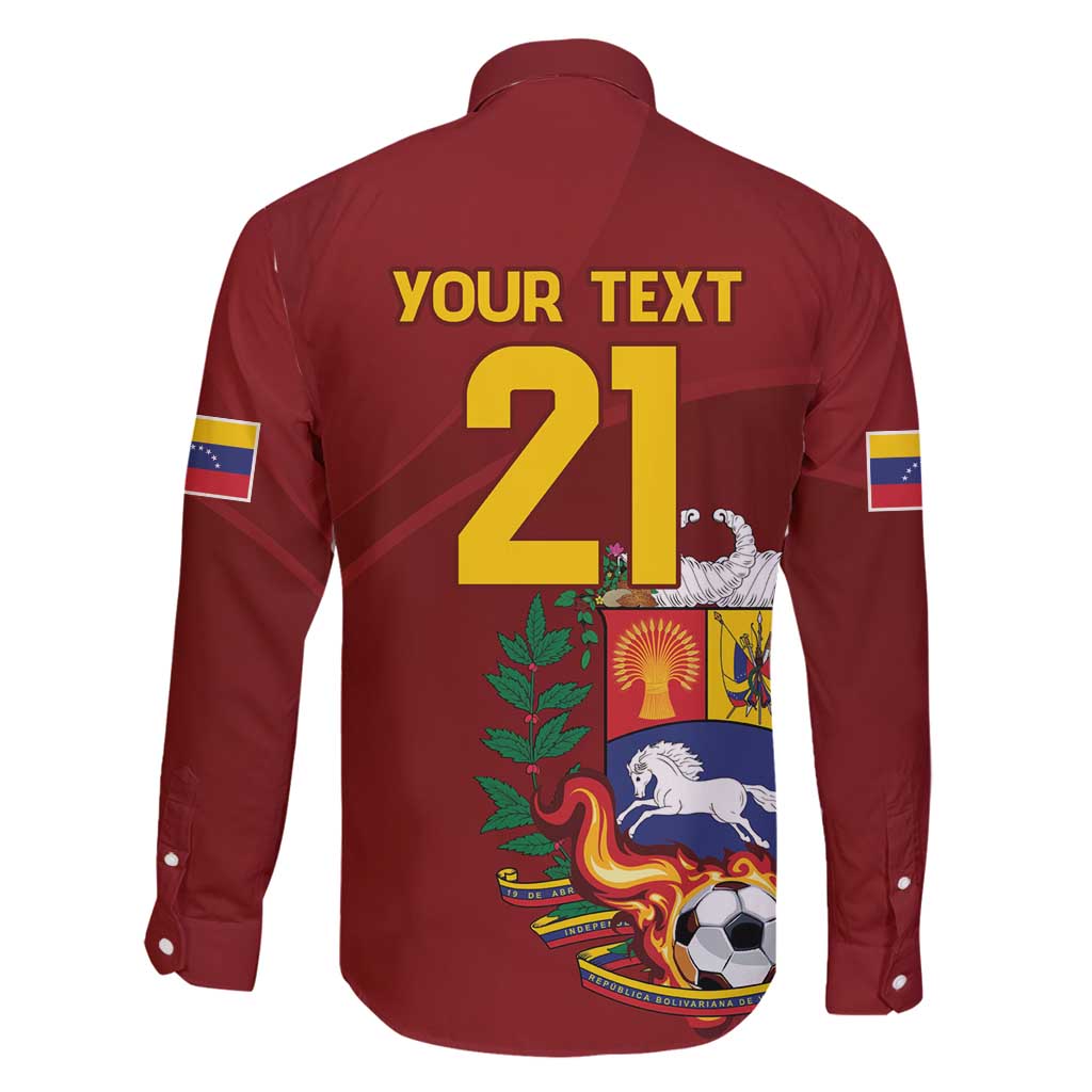 Venezuela Football Custom Family Matching Tank Maxi Dress and Hawaiian Shirt La Vinotinto Red Wine Coat of Arms
