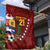 Venezuela Football Custom Garden Flag La Vinotinto Red Wine Coat of Arms LT9