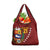 Venezuela Football Custom Grocery Bag La Vinotinto Red Wine Coat of Arms