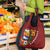 Venezuela Football Custom Grocery Bag La Vinotinto Red Wine Coat of Arms