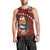 Venezuela Football Custom Men Tank Top La Vinotinto Red Wine Coat of Arms