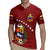 Venezuela Football Custom Rugby Jersey La Vinotinto Red Wine Coat of Arms