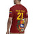 Venezuela Football Custom Rugby Jersey La Vinotinto Red Wine Coat of Arms