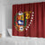 Venezuela Football Custom Shower Curtain La Vinotinto Red Wine Coat of Arms LT9