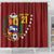 Venezuela Football Custom Shower Curtain La Vinotinto Red Wine Coat of Arms LT9
