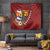 Venezuela Football Custom Tapestry La Vinotinto Red Wine Coat of Arms LT9