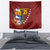 Venezuela Football Custom Tapestry La Vinotinto Red Wine Coat of Arms LT9