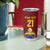 Venezuela Football Custom Tumbler Cup La Vinotinto Red Wine Coat of Arms