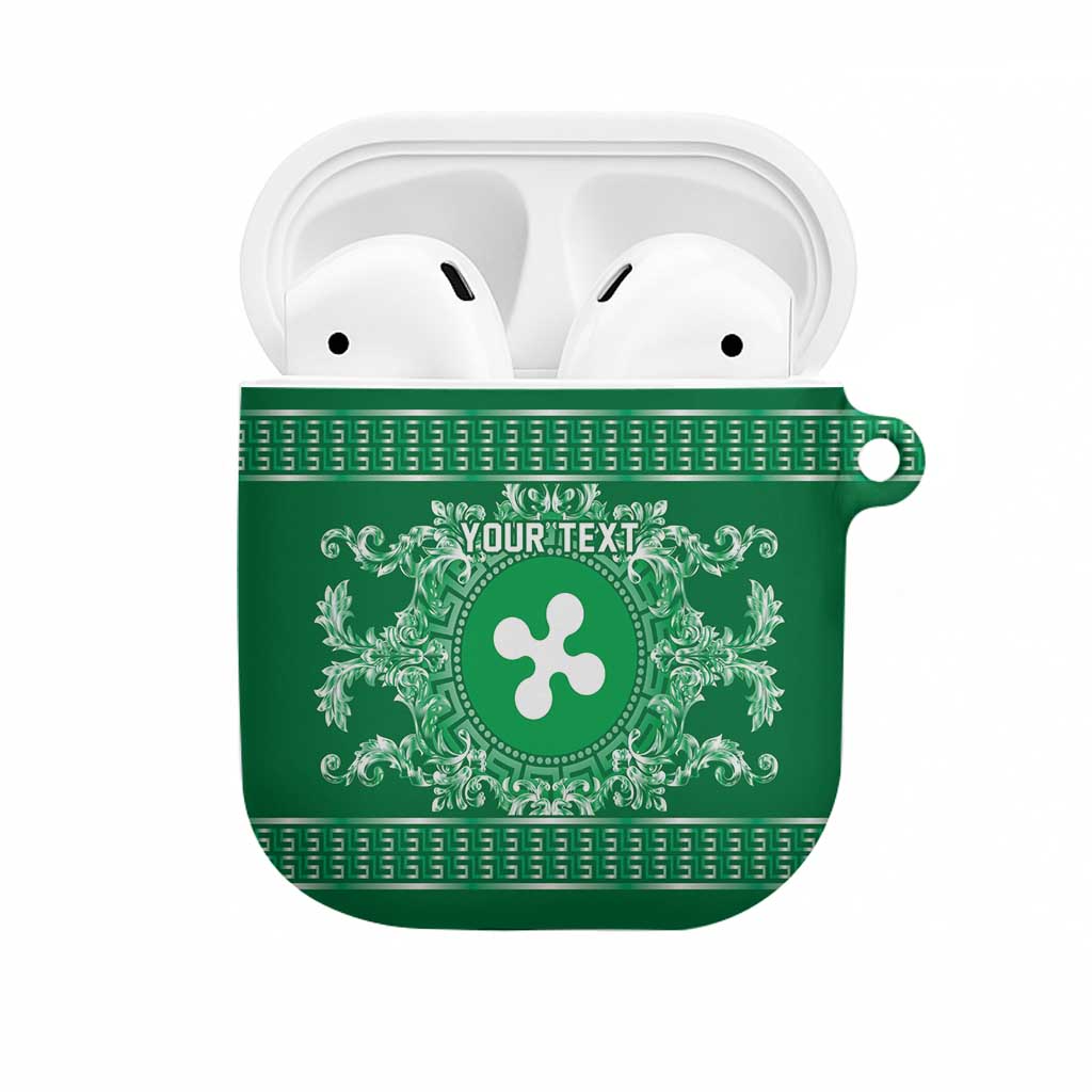 Personalized Italy Lombardy AirPods Case Baroque Motif
