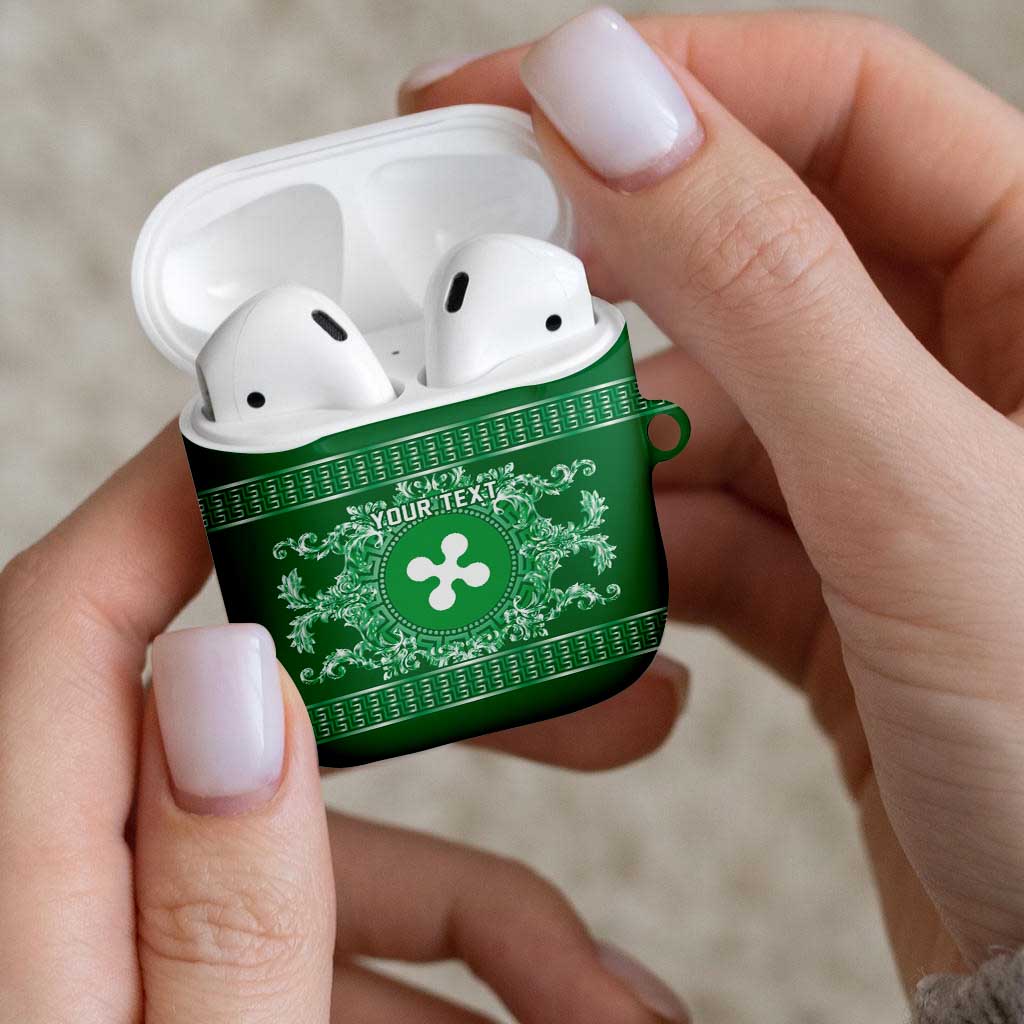 Personalized Italy Lombardy AirPods Case Baroque Motif