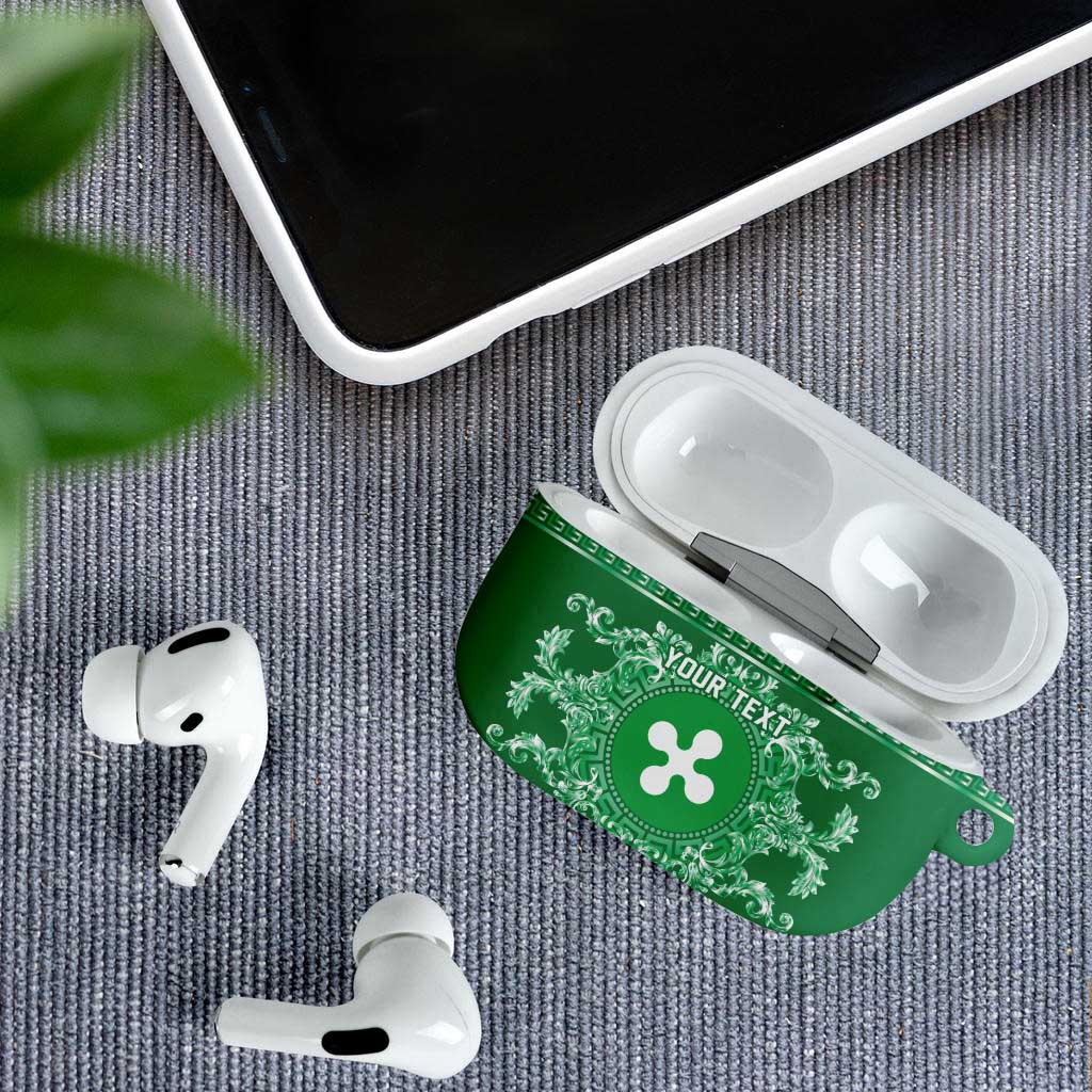 Personalized Italy Lombardy AirPods Case Baroque Motif