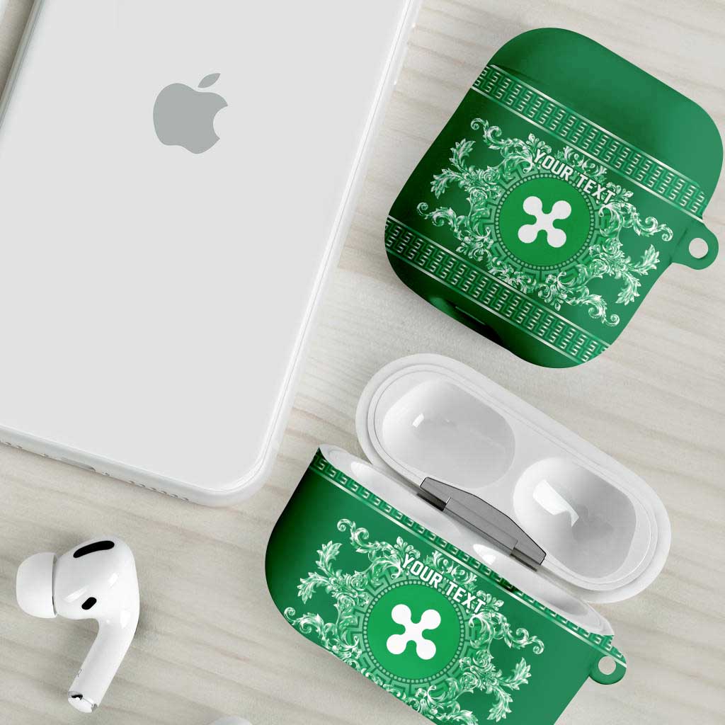 Personalized Italy Lombardy AirPods Case Baroque Motif